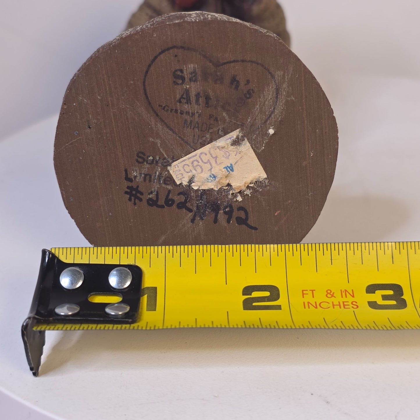 Vintage Resin Sarahs Attic Figurine "Bud" Limited Edition #262/1992 USA