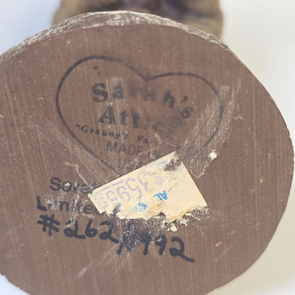 Vintage Resin Sarahs Attic Figurine "Bud" Limited Edition #262/1992 USA