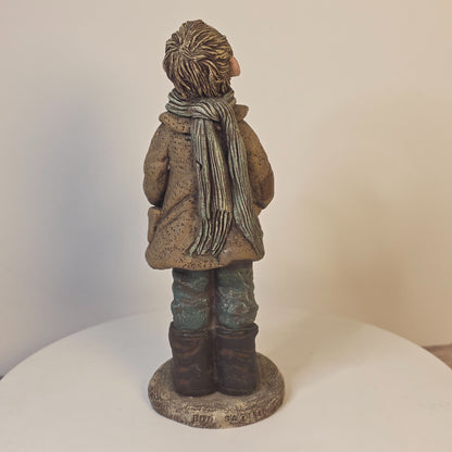 Vintage Resin Sarahs Attic Figurine "Bud" Limited Edition #262/1992 USA