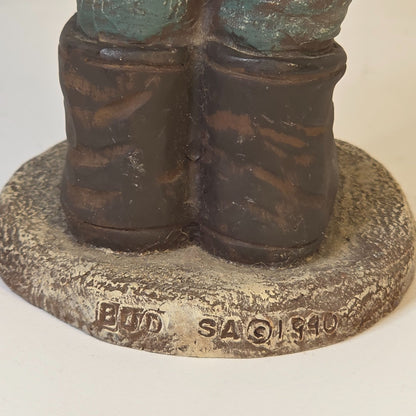 Vintage Resin Sarahs Attic Figurine "Bud" Limited Edition #262/1992 USA