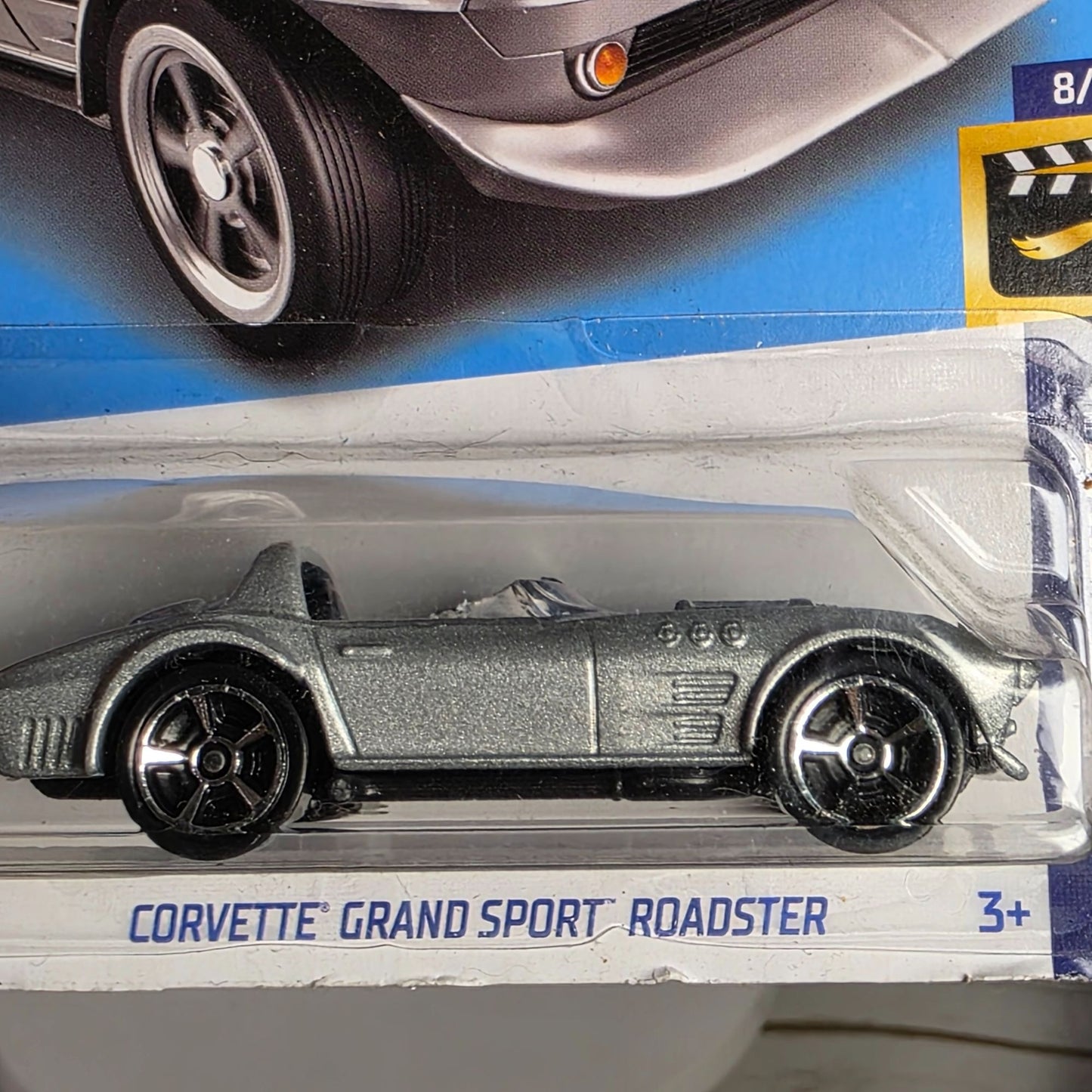 Hot Wheels Corvette Grand Sport Roadster HW Screen Time 154/250 Silver
