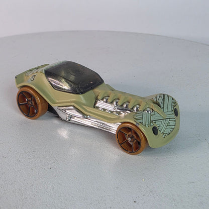 Vintage Hot Wheels 2006 First Editions Dieselboy Olive Green Mummy Deco Loose