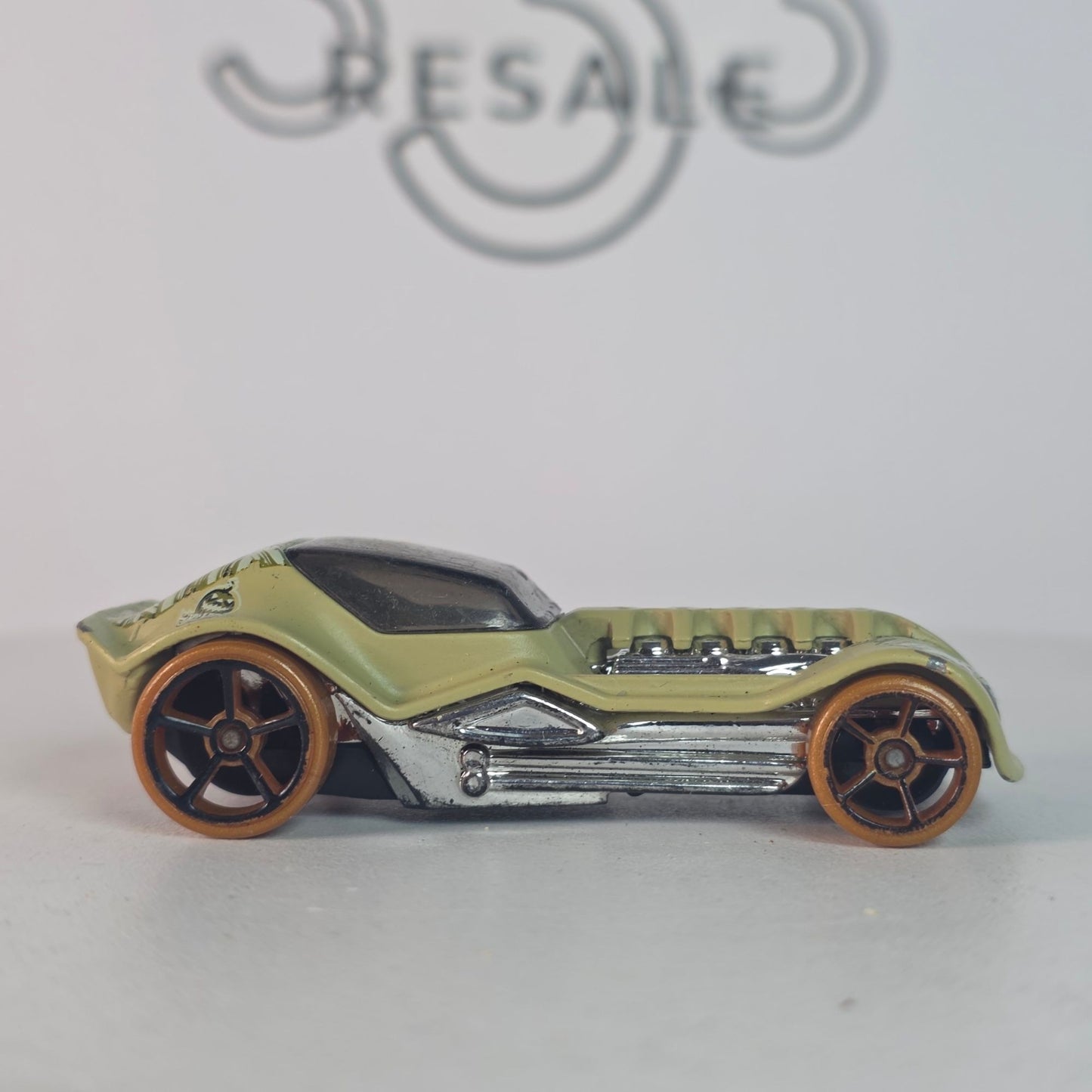 Vintage Hot Wheels 2006 First Editions Dieselboy Olive Green Mummy Deco Loose
