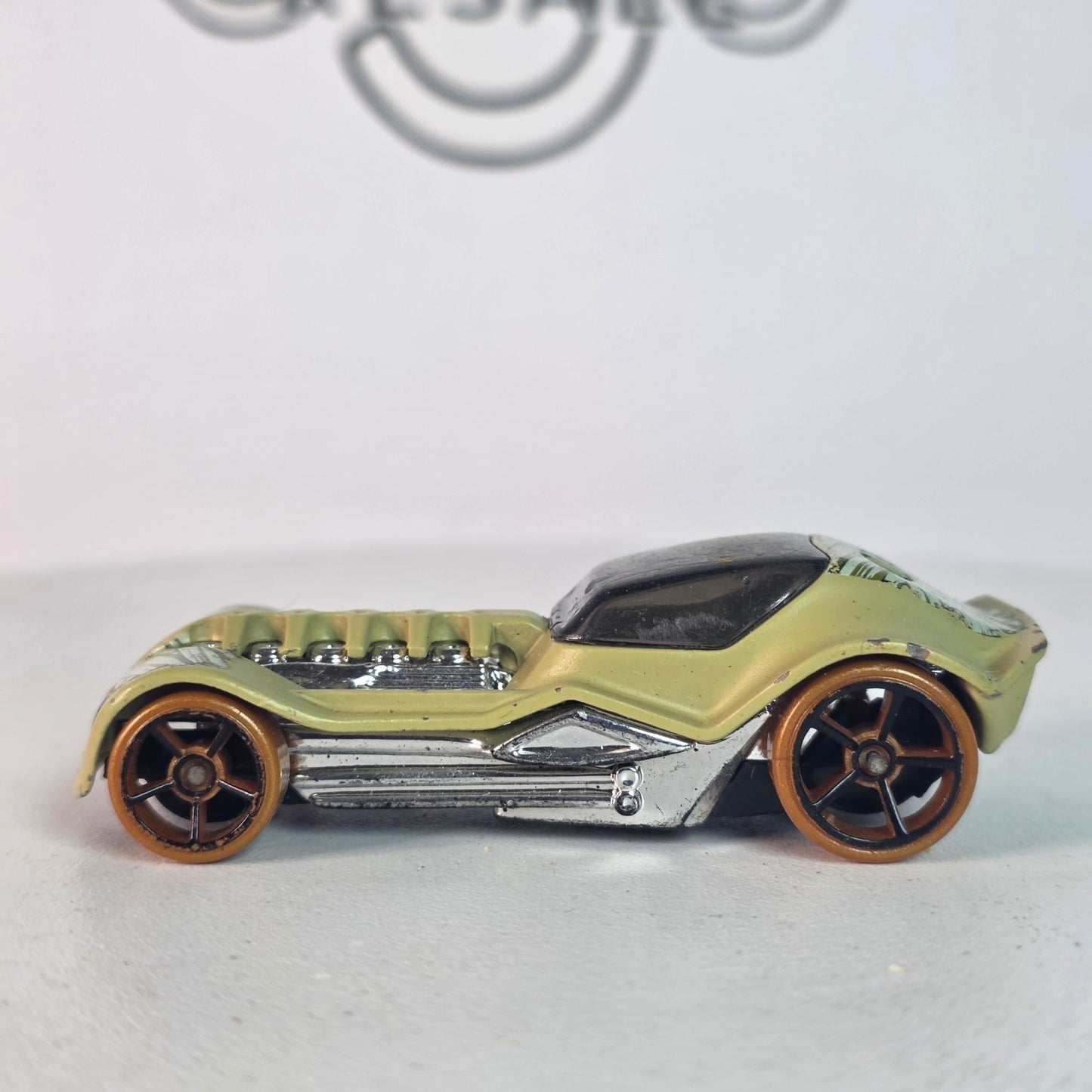 Vintage Hot Wheels 2006 First Editions Dieselboy Olive Green Mummy Deco Loose