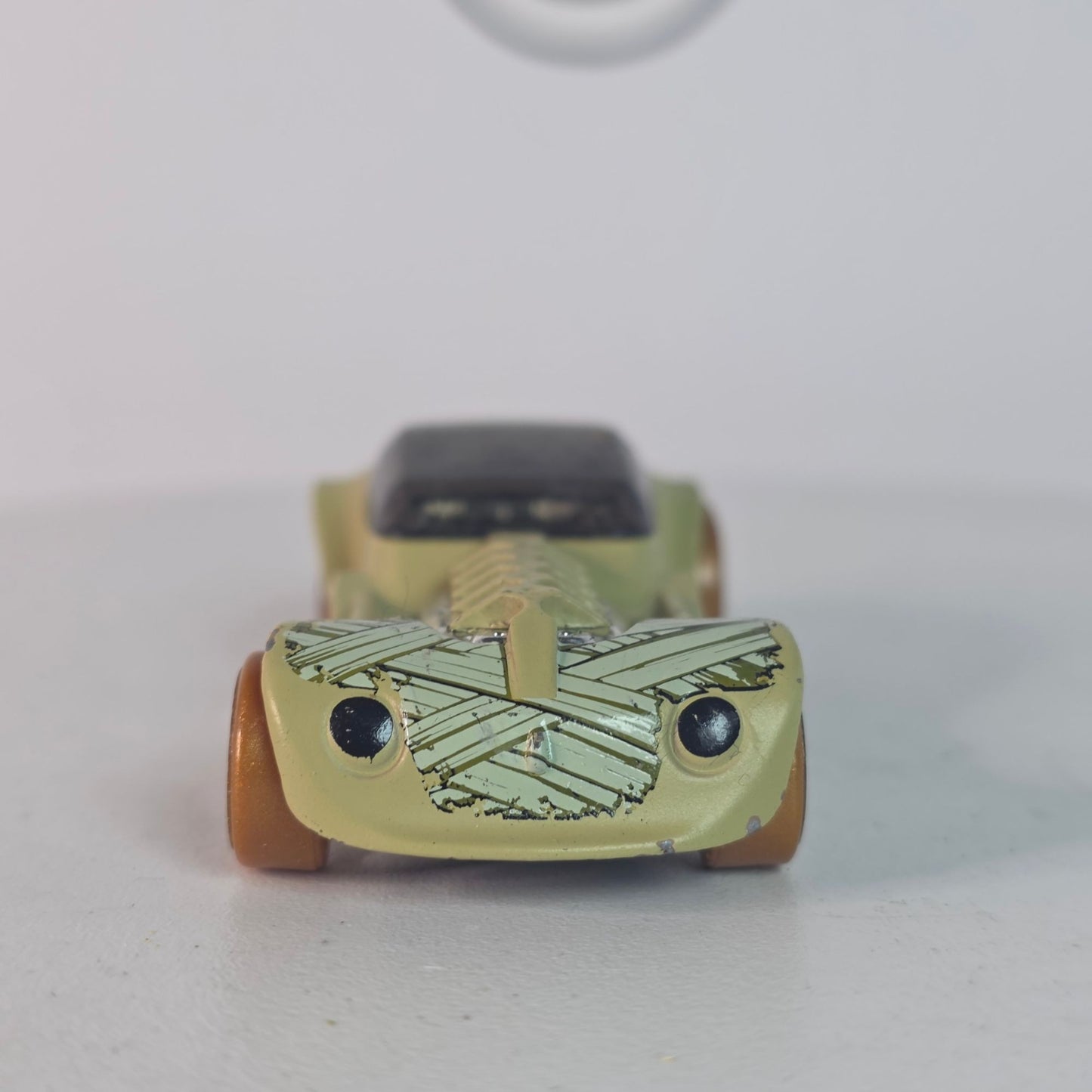 Vintage Hot Wheels 2006 First Editions Dieselboy Olive Green Mummy Deco Loose
