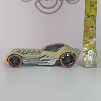 Vintage Hot Wheels 2006 First Editions Dieselboy Olive Green Mummy Deco Loose