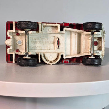 Vintage Tootsie Toy Deuce 1/2 Red & White Die-Cast Truck With Rolling Wheels