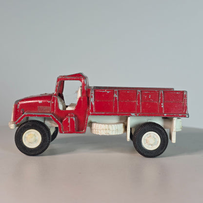Vintage Tootsie Toy Deuce 1/2 Red & White Die-Cast Truck With Rolling Wheels