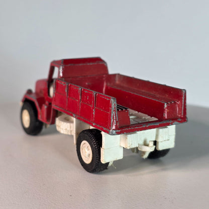 Vintage Tootsie Toy Deuce 1/2 Red & White Die-Cast Truck With Rolling Wheels