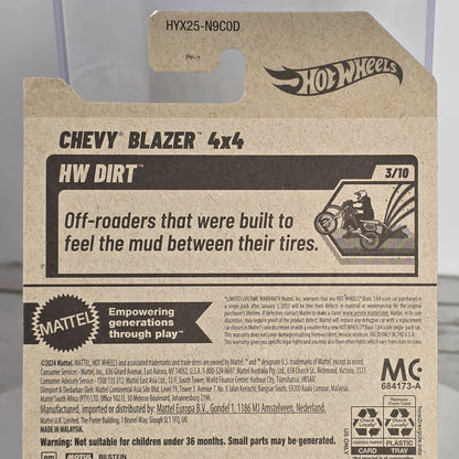 Hot Wheels Chevy Blazer 4x4 Die-Cast Model - Limited Edition 81/250