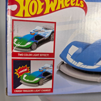 Hot Wheels Color Crashers Cyber Speeder Motorized Toy Vehicle With Lights & Sounds 3+ New In Box