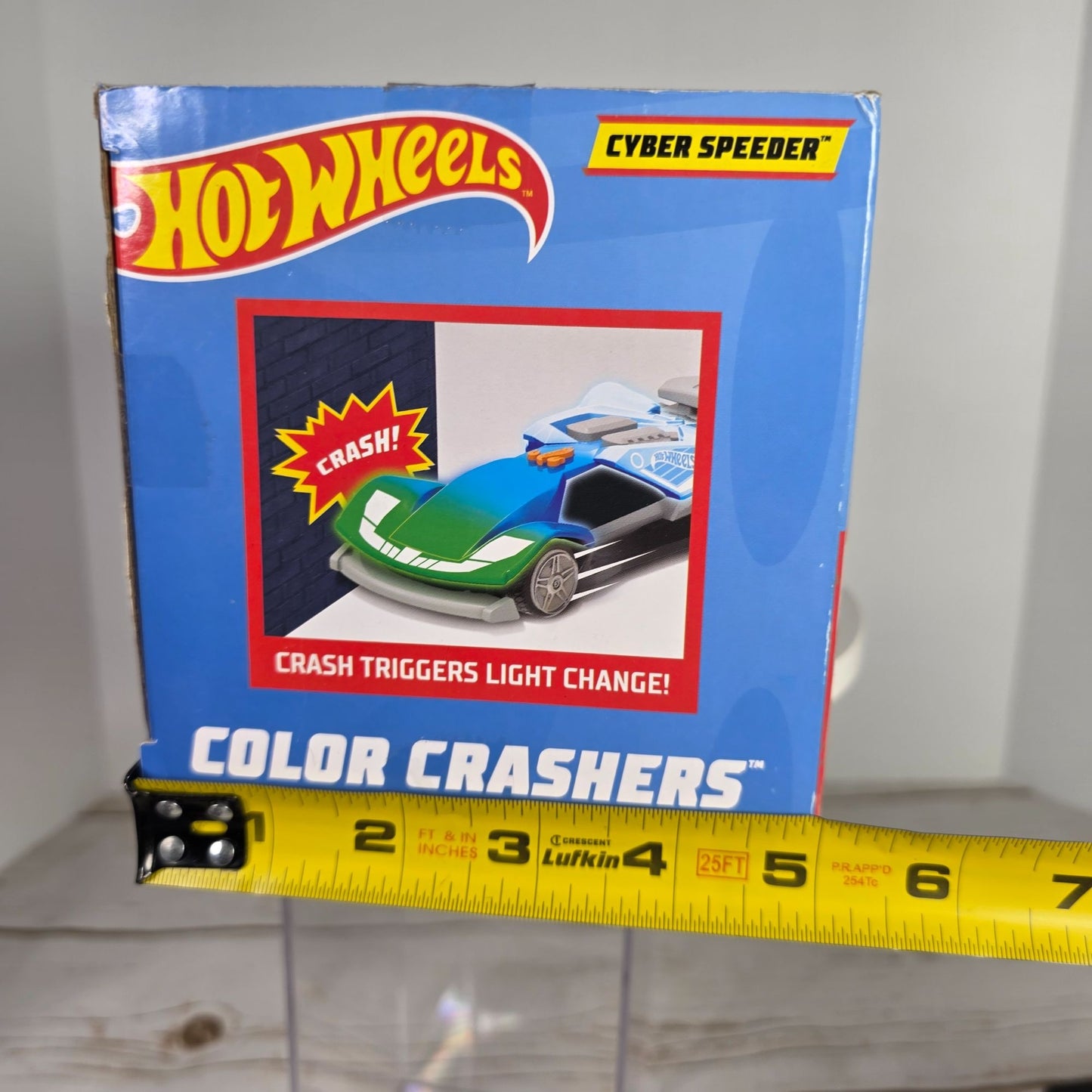 Hot Wheels Color Crashers Cyber Speeder Motorized Toy Vehicle With Lights & Sounds 3+ New In Box