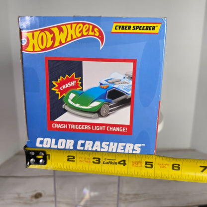 Hot Wheels Color Crashers Cyber Speeder Motorized Toy Vehicle With Lights & Sounds 3+ New In Box