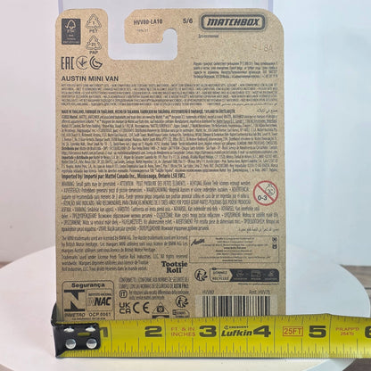 Matchbox Junior Mints Austin Mini Van Diecast Model 6/6