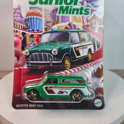 Matchbox Junior Mints Austin Mini Van Diecast Model 6/6