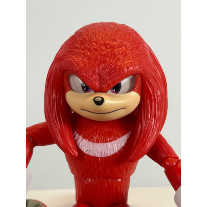 Jakks Pacific Knuckles Red Sonic The Hedgehog 4.5" Poseable Action Figure