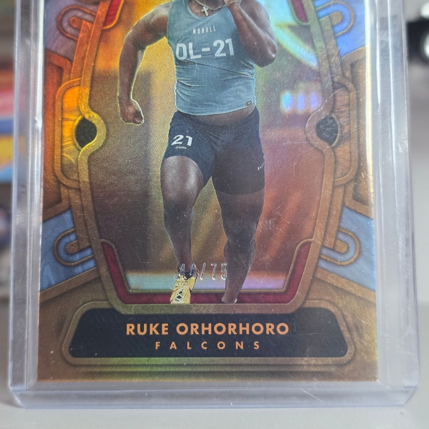 2024 Panini Gold Standard Ruke Orhorhoro Rookie RC 44/75 Falcons