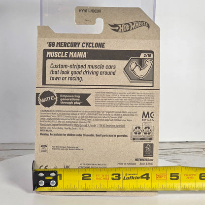 Hot Wheels 69 Mercury Cyclone Die-Cast Car 165/250 Muscle Mania Series