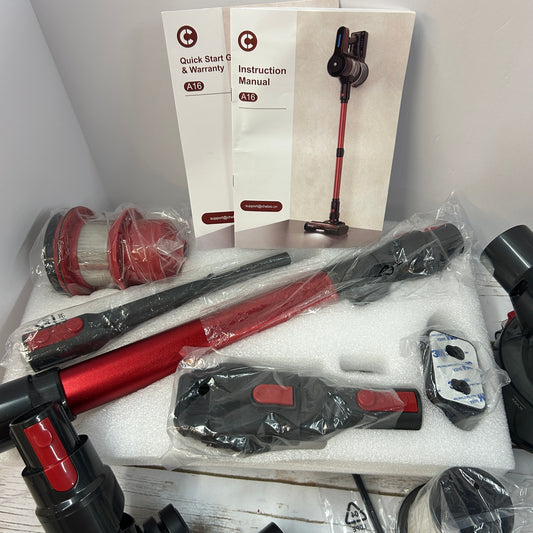 NIOB New CHEBIO A16 Cordless Stick Vacuum Red