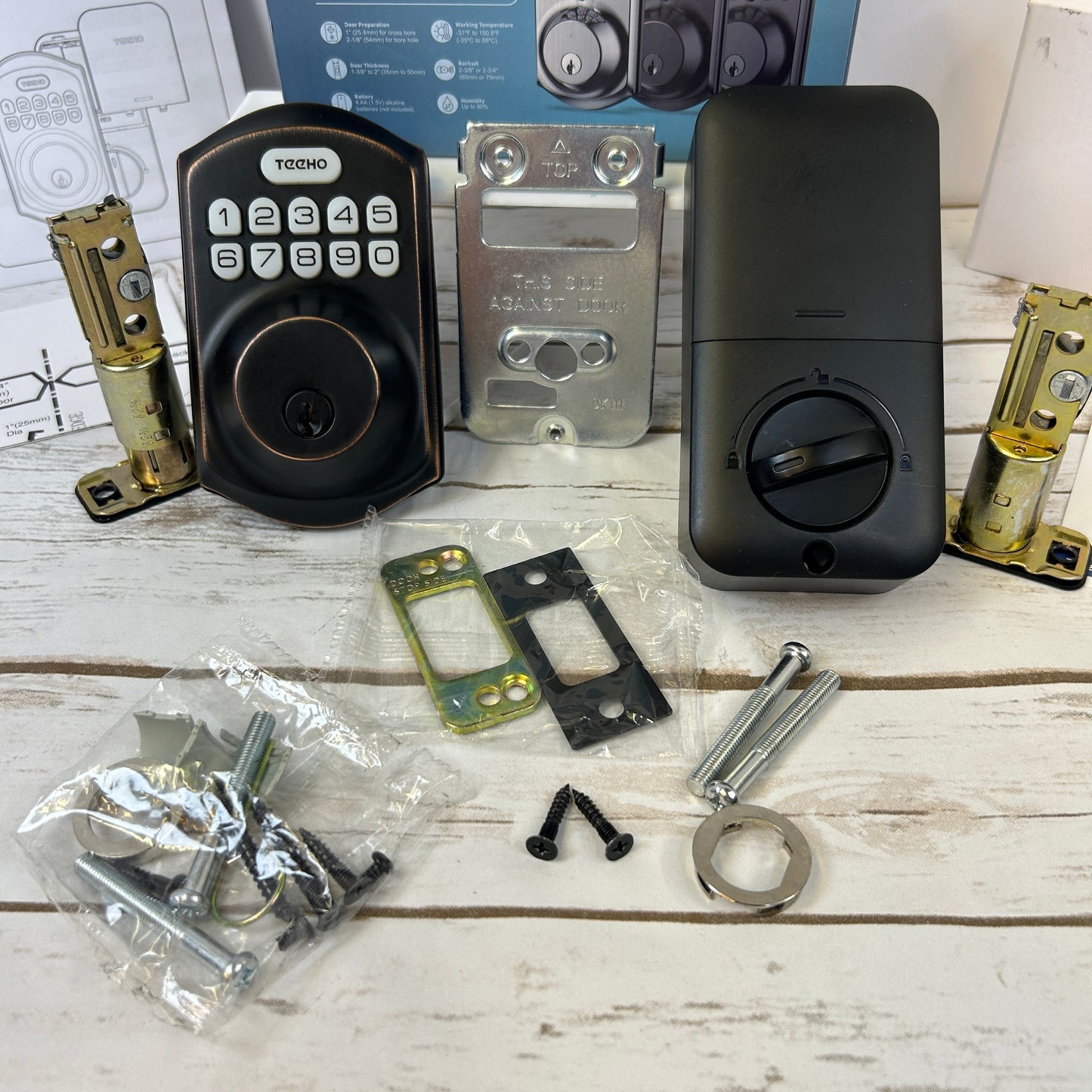 Teeho TE001 Keypad Digital Deadbolt Oil Rubbed Bronze