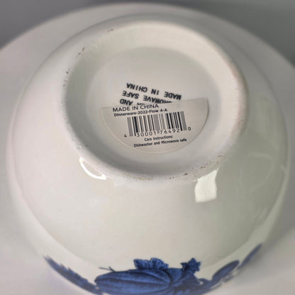 Set 6 Royal Norfolk Blueberry Stoneware Bowls Cereal Soup Farmhouse New