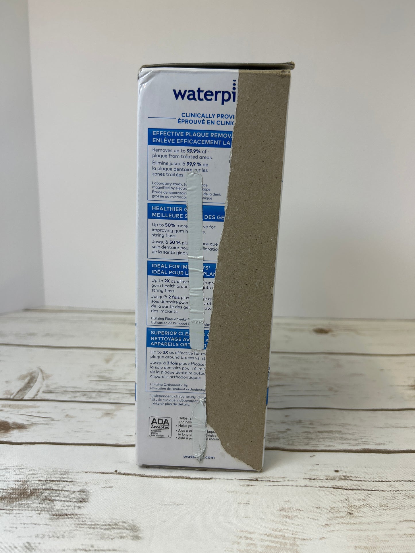 Waterpik Cordless Advanced 2.0 Water Flosser For Teeth, Gums, Braces, Dental Care With Travel Bag and 4 Tips, ADA Accepted, Rechargeable, Portable, and Waterproof, Gray WP-587