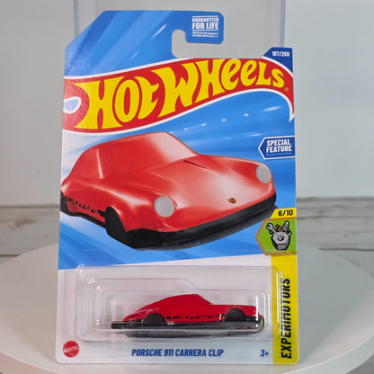Hot Wheels Porsche 911 Carrera Clip Red Collectors Edition 187/250
