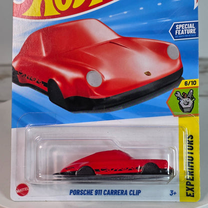 Hot Wheels Porsche 911 Carrera Clip Red Collectors Edition 187/250