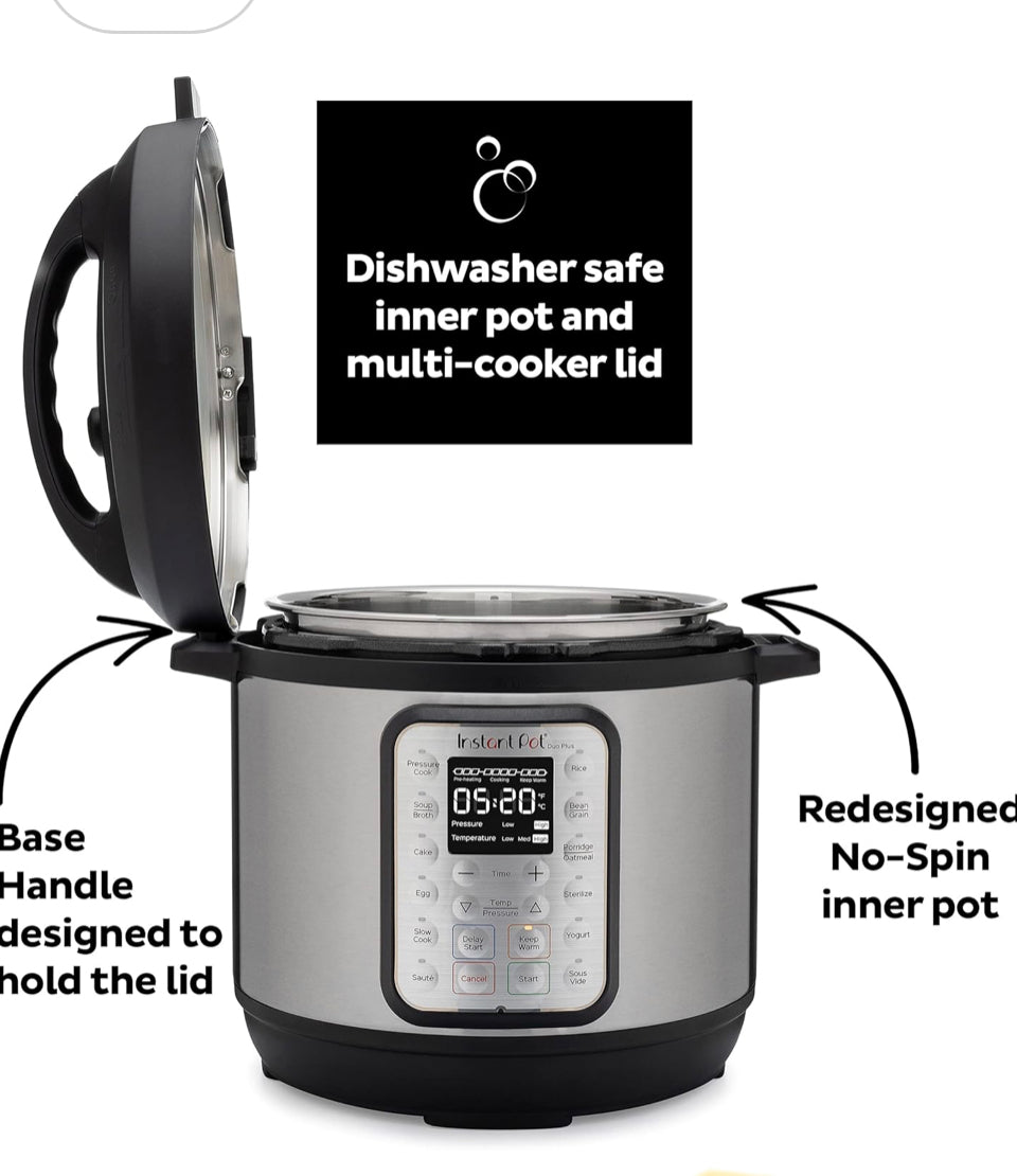 NIB New Instant Pot Duo Plus 3 V3 Electric Pressure Cooker 9-in-1