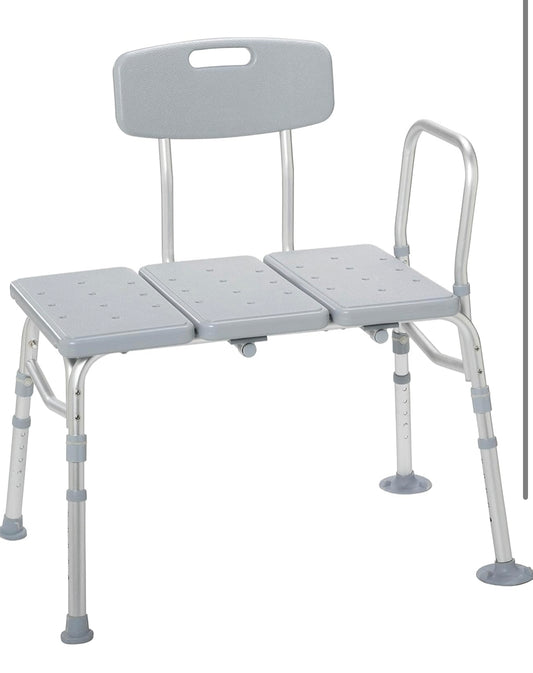 Open Box DRIVE Transfer Bench Tool-Free Back Legs Arms 12011-KD-1