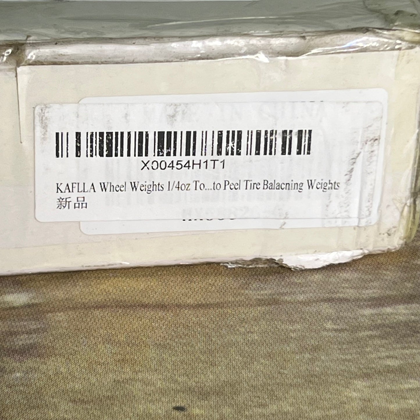 KAFLLA 1/4 oz. Black Adhesive Stick on Wheel Weights 0.25 Ounce Low Profile Easy to Peel, Tire Weights for Cars,Trucks,SUVs,Motorcycle