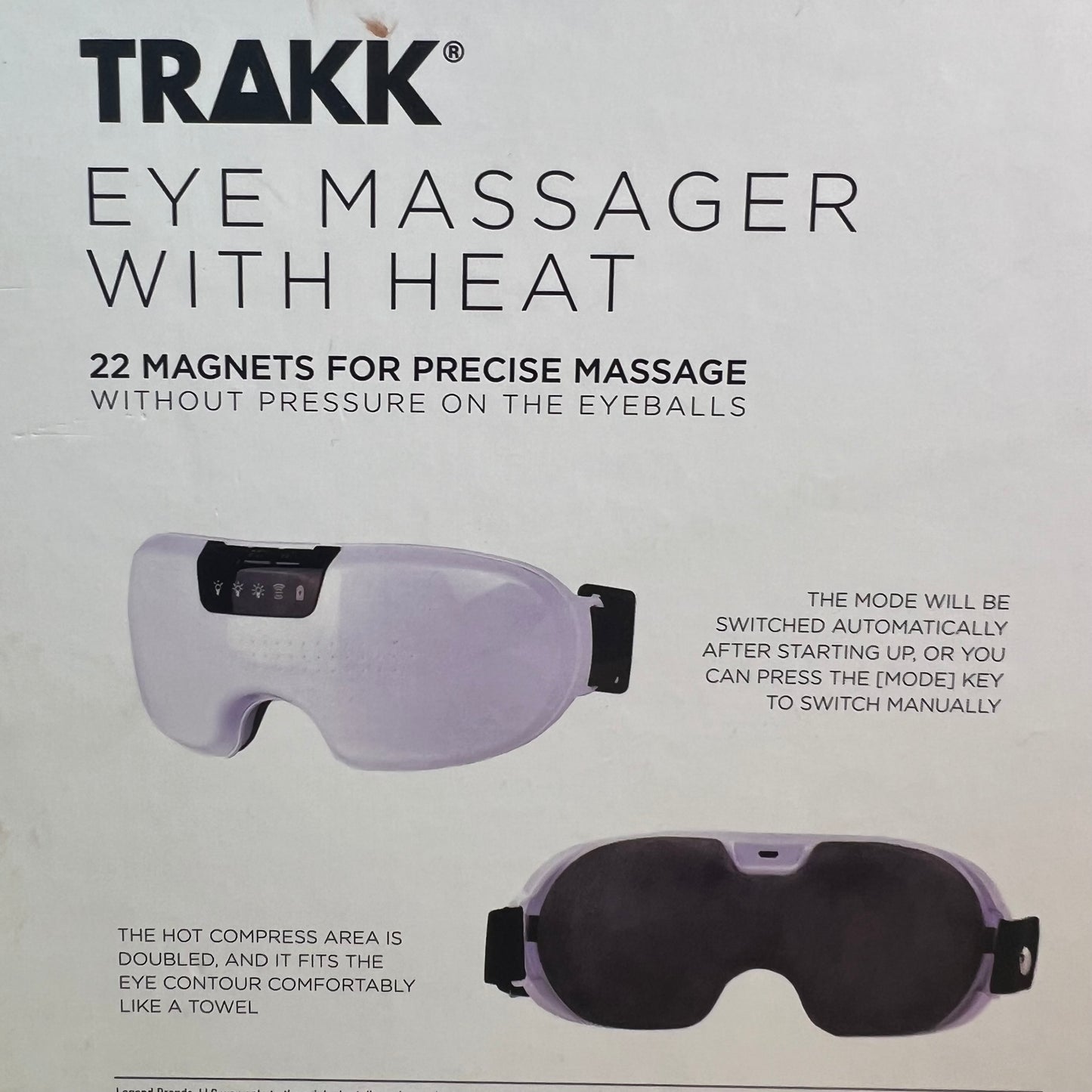 NIOB New TRAKK Eye Massager Heat 22 Magnets Relax