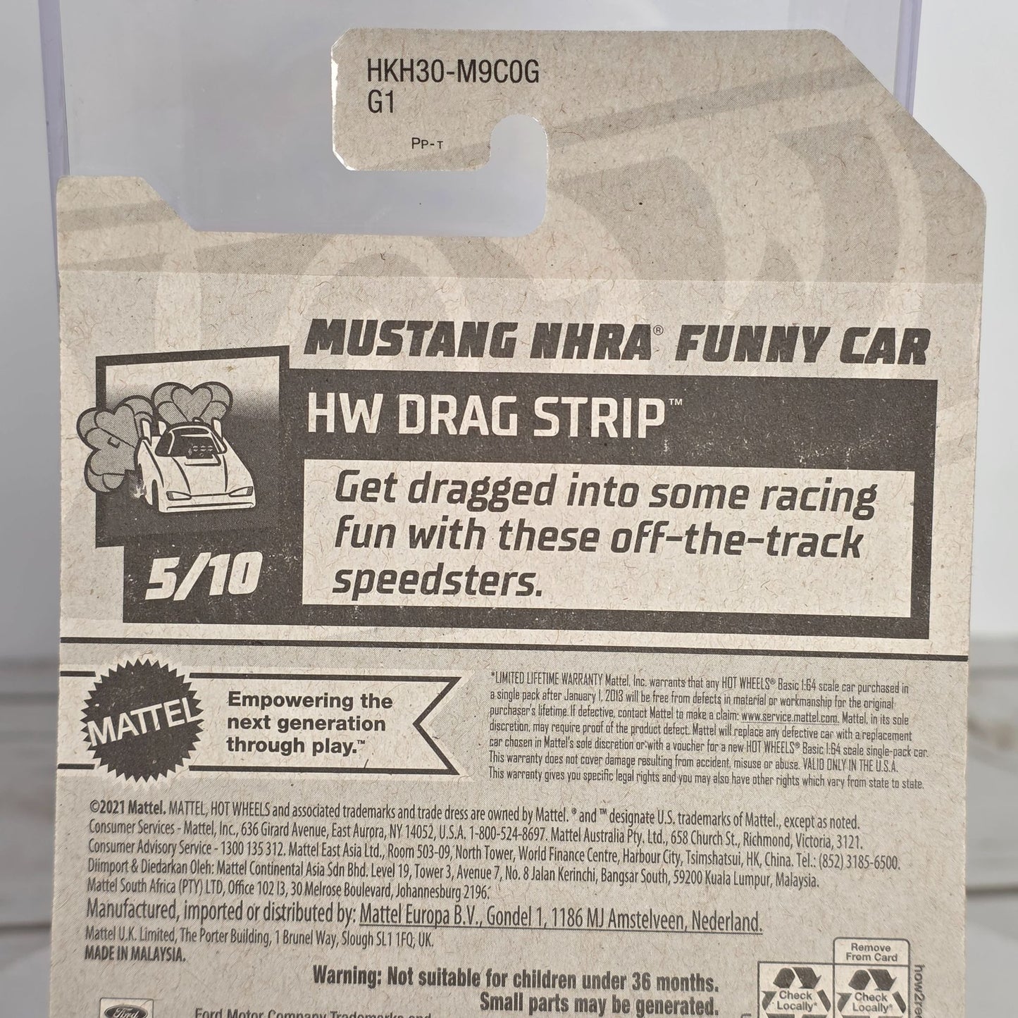 Hot Wheels Mustang NHRA Funny Car 140/250 Limited Edition