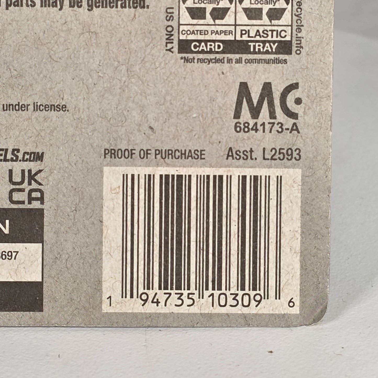 Hot Wheels Mustang NHRA Funny Car 140/250 Limited Edition