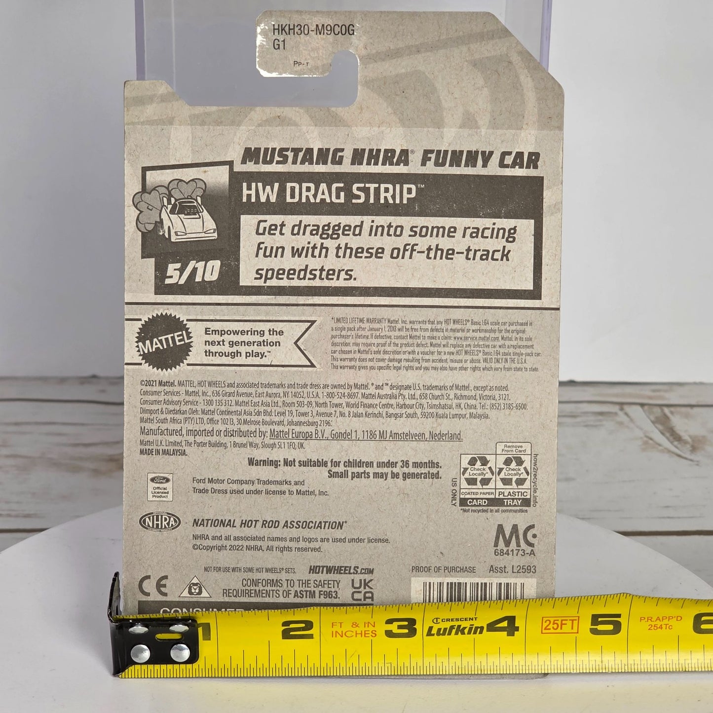 Hot Wheels Mustang NHRA Funny Car 140/250 Limited Edition