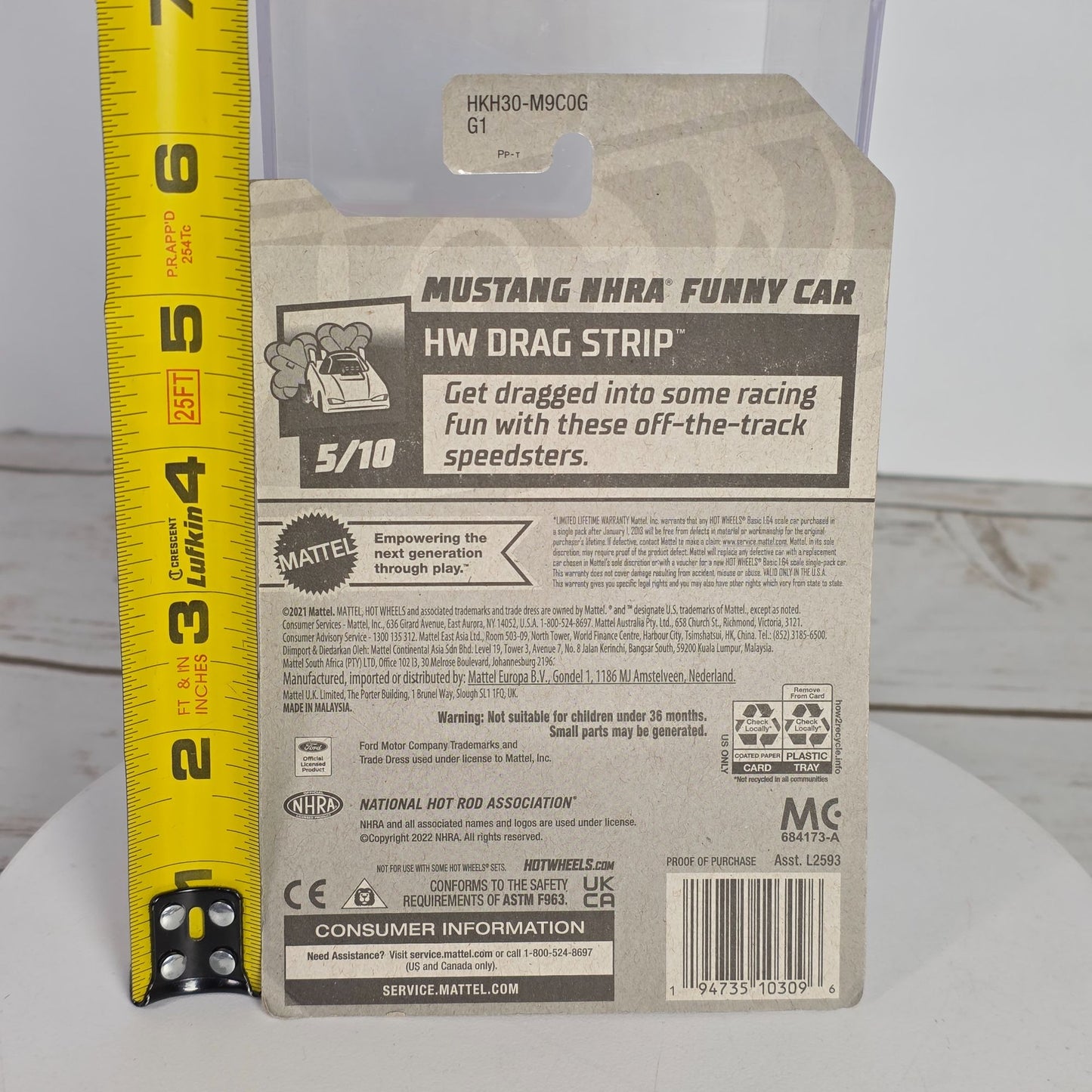 Hot Wheels Mustang NHRA Funny Car 140/250 Limited Edition