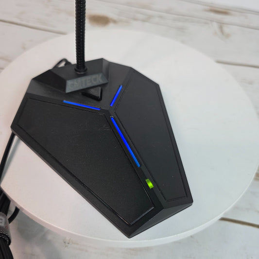 Cmteck USB Desktop Gooseneck Microphone With LED Indicator & Mute Button