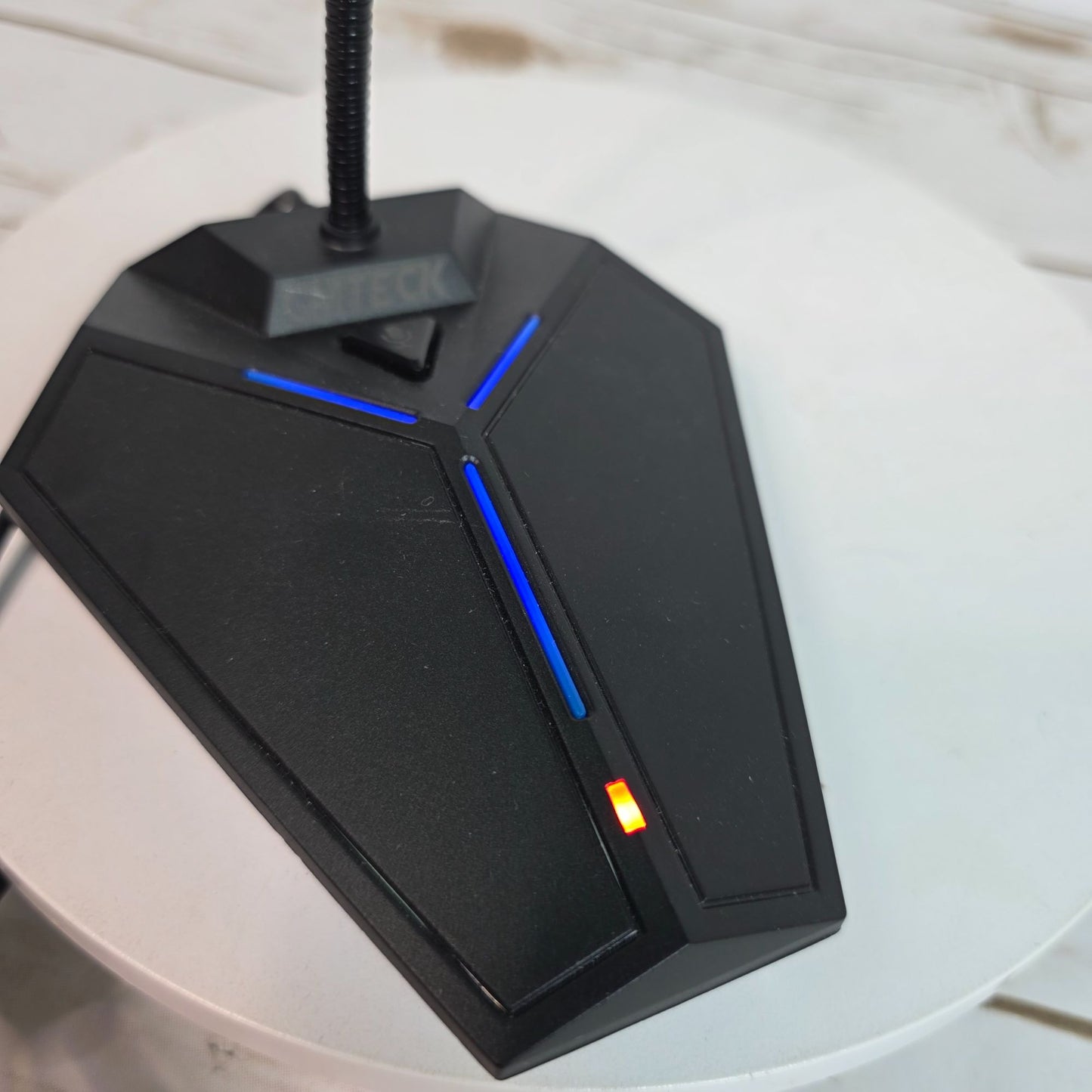 Cmteck USB Desktop Gooseneck Microphone With LED Indicator & Mute Button