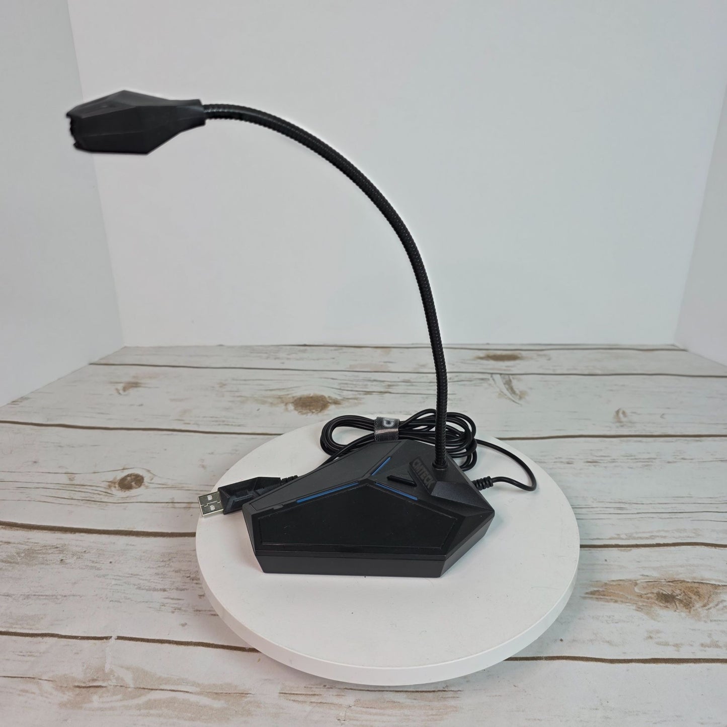 Cmteck USB Desktop Gooseneck Microphone With LED Indicator & Mute Button