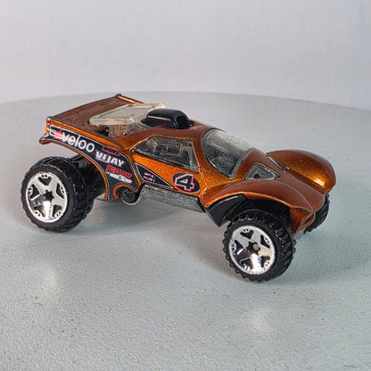 Hot Wheels 2003 Da'Kar First Editions Orange Veloo Vijay Dakar Rally #4