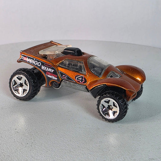 Hot Wheels 2003 Da'Kar First Editions Orange Veloo Vijay Dakar Rally #4