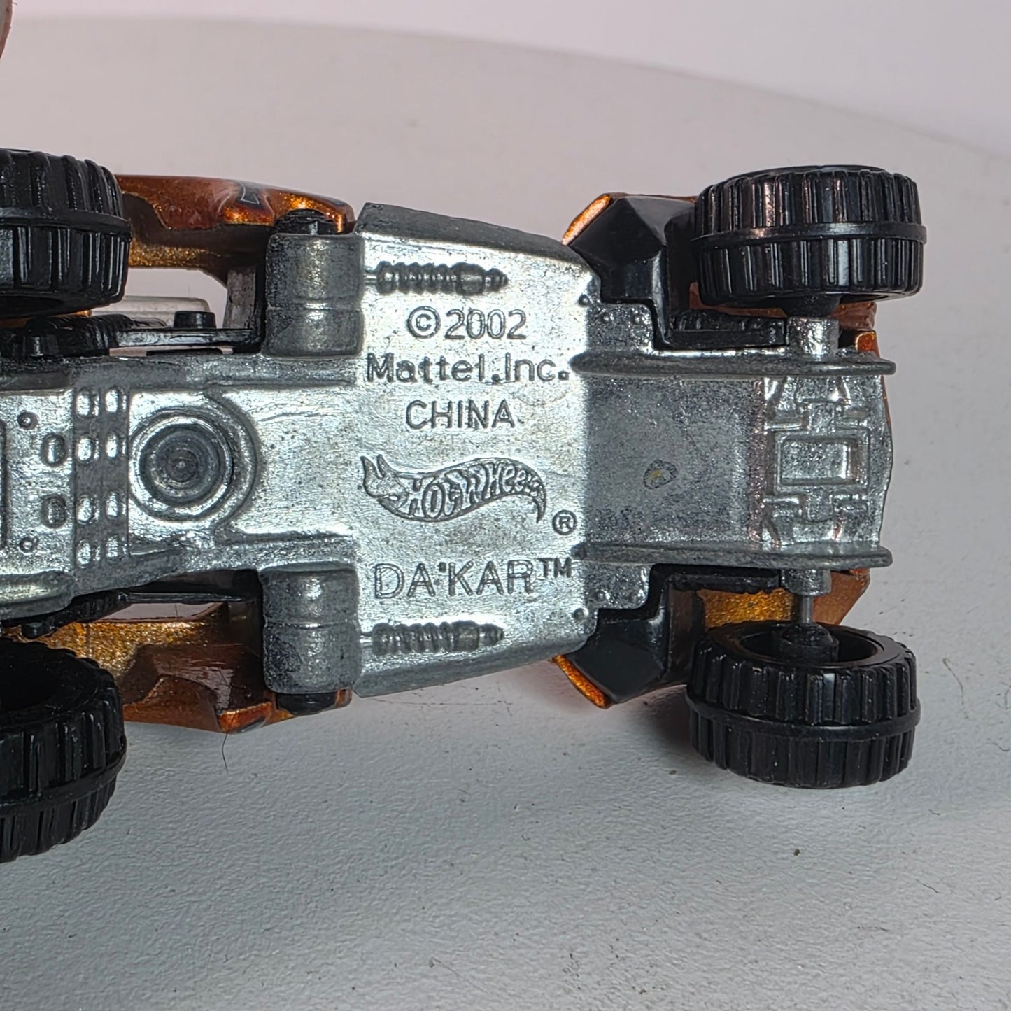 Hot Wheels 2003 Da'Kar First Editions Orange Veloo Vijay Dakar Rally #4