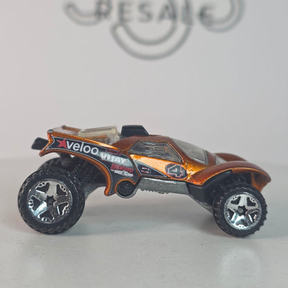 Hot Wheels 2003 Da'Kar First Editions Orange Veloo Vijay Dakar Rally #4