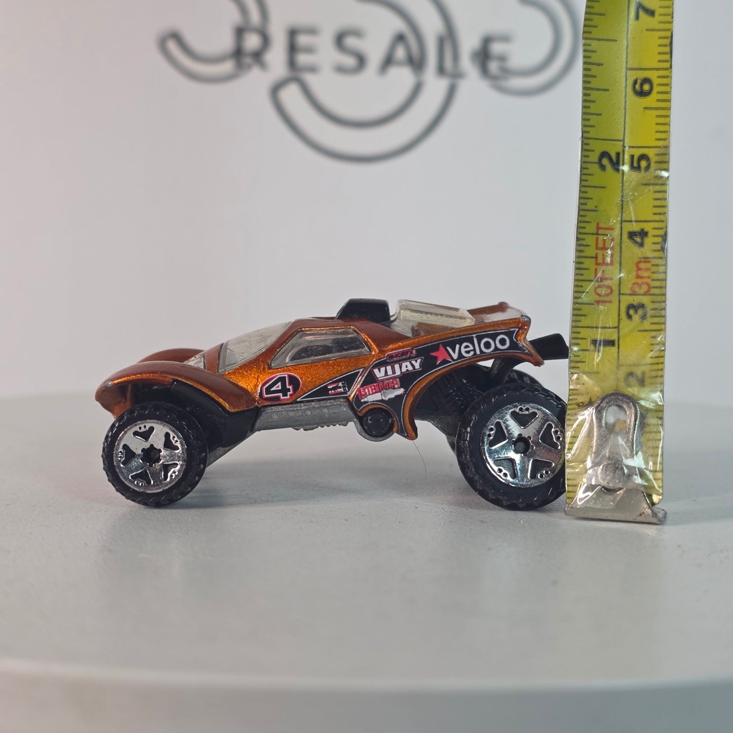 Hot Wheels 2003 Da'Kar First Editions Orange Veloo Vijay Dakar Rally #4
