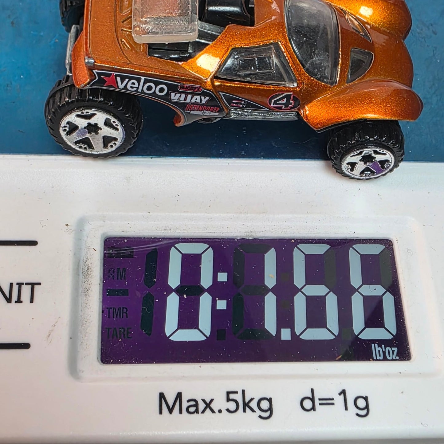 Hot Wheels 2003 Da'Kar First Editions Orange Veloo Vijay Dakar Rally #4