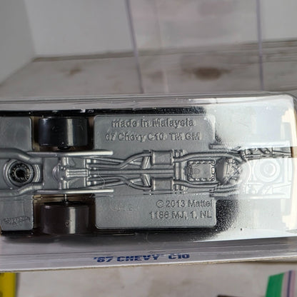 Hot Wheels 67 Chevy C10 Black & Gold 1:64 Scale Model Car NW Hot Trucks New In Box