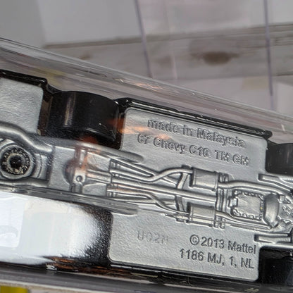 Hot Wheels 67 Chevy C10 Black & Gold 1:64 Scale Model Car NW Hot Trucks New In Box