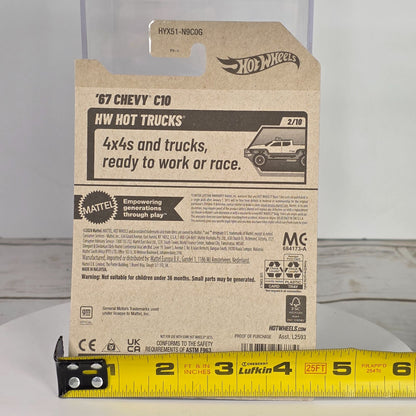 Hot Wheels 67 Chevy C10 Black & Gold 1:64 Scale Model Car NW Hot Trucks New In Box