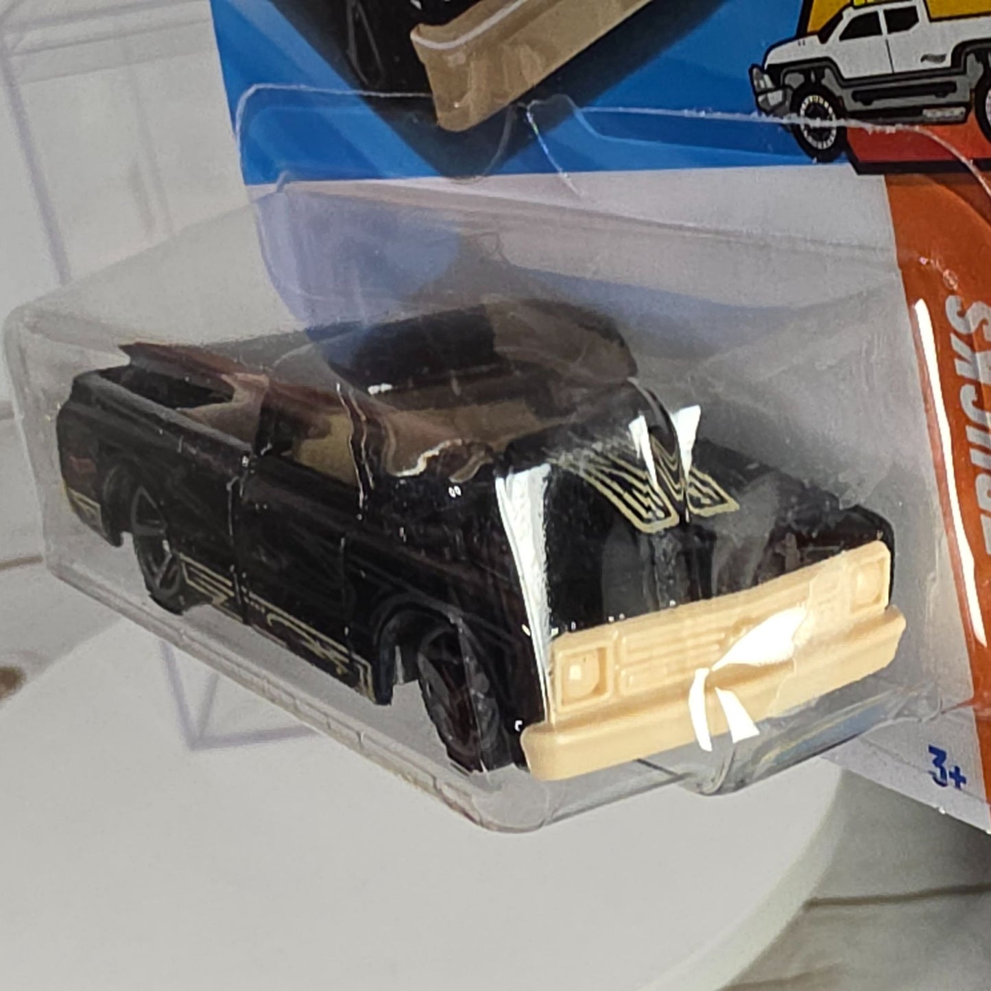 Hot Wheels 67 Chevy C10 Black & Gold 1:64 Scale Model Car NW Hot Trucks New In Box