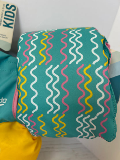 NWT New Kids Speedo Splash Jammer Good Vibes 33-55lbs PFD